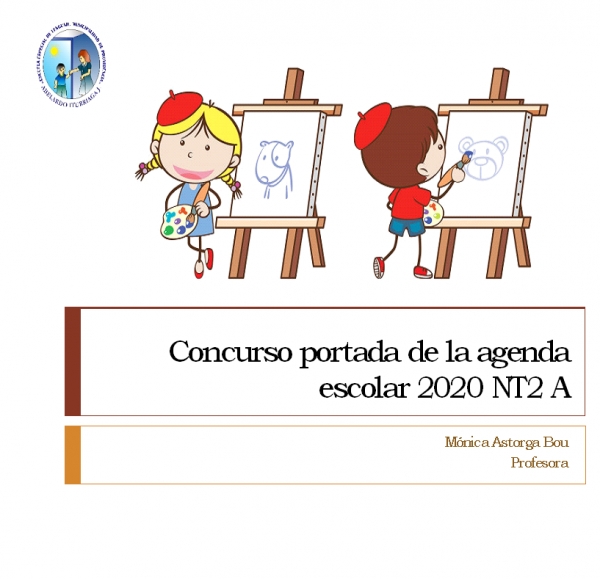CONCURSO PORTADA AGENDA ESCOLAR 2020  NIVEL TRANSICI&Oacute;N  2 "A"